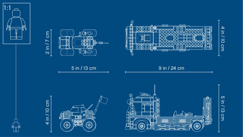 LEGO Creator Mobilní kaskadérské představení 31085