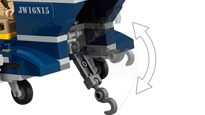 LEGO Jurassic World Pronásledování Bluea helikoptérou 75928