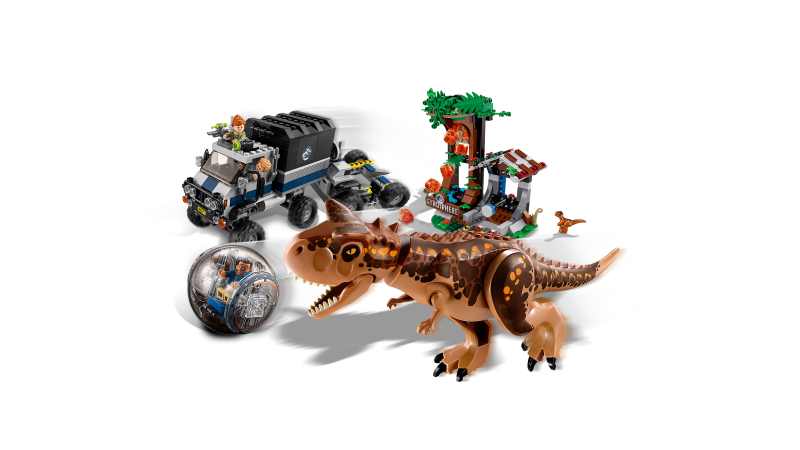 LEGO Jurassic World Útěk Carnotaura z Gyrosféry 75929