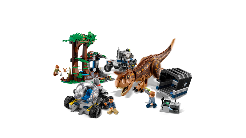 LEGO Jurassic World Útěk Carnotaura z Gyrosféry 75929