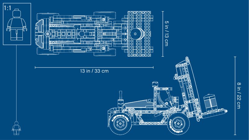 LEGO Technic Výkonný vysokozdvižný vozík 42079