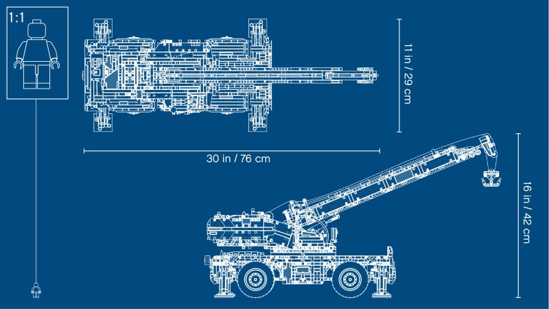 LEGO Technic Terénní jeřáb 42082