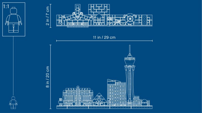 LEGO Architecture Las Vegas 21047