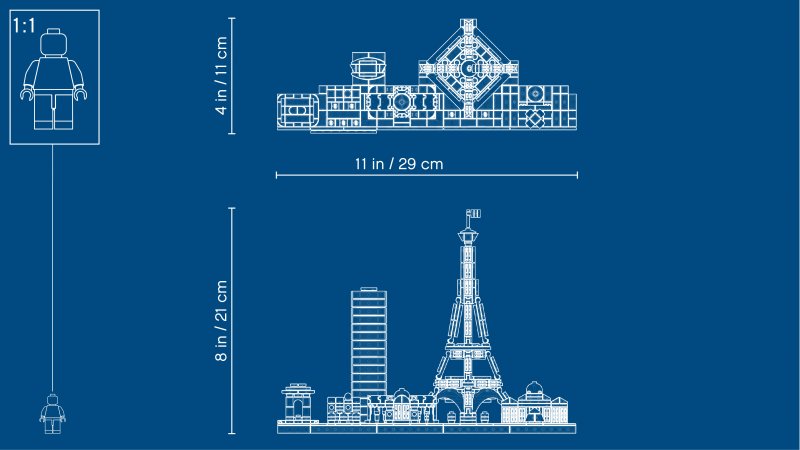 LEGO® Architecture 21044 Paříž