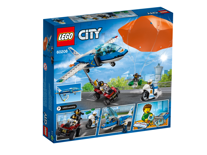 LEGO City Zatčení zloděje s padákem 60208