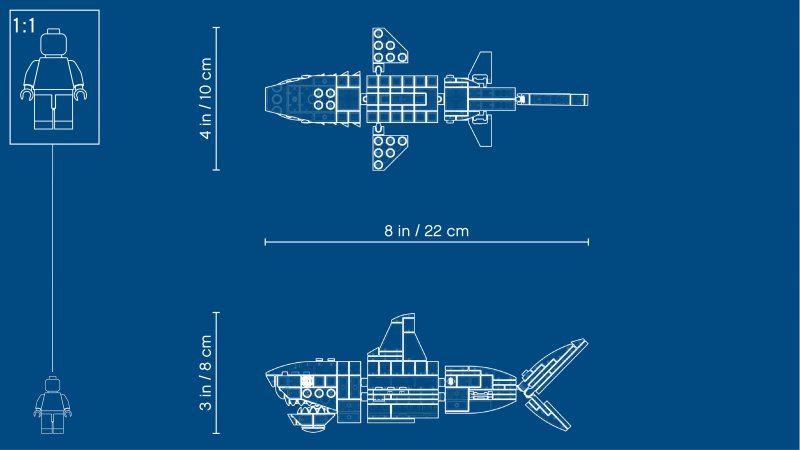 LEGO® Creator 31088 Tvorové z hlubin moří