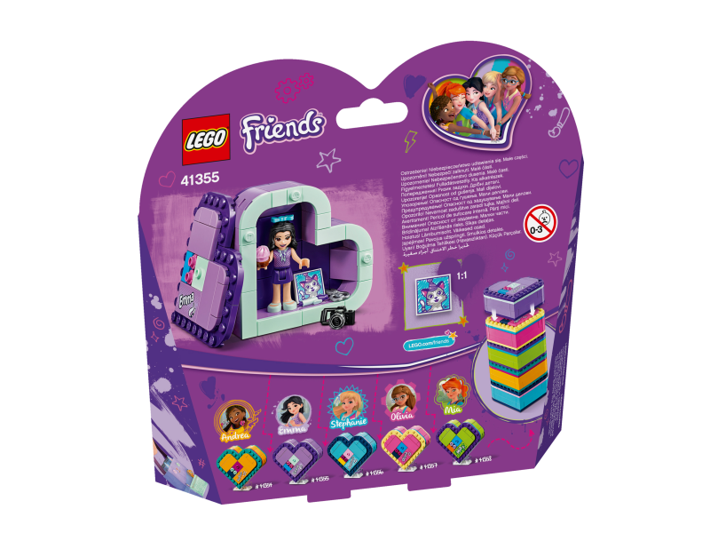 LEGO Friends Emmina srdcová krabička 41355