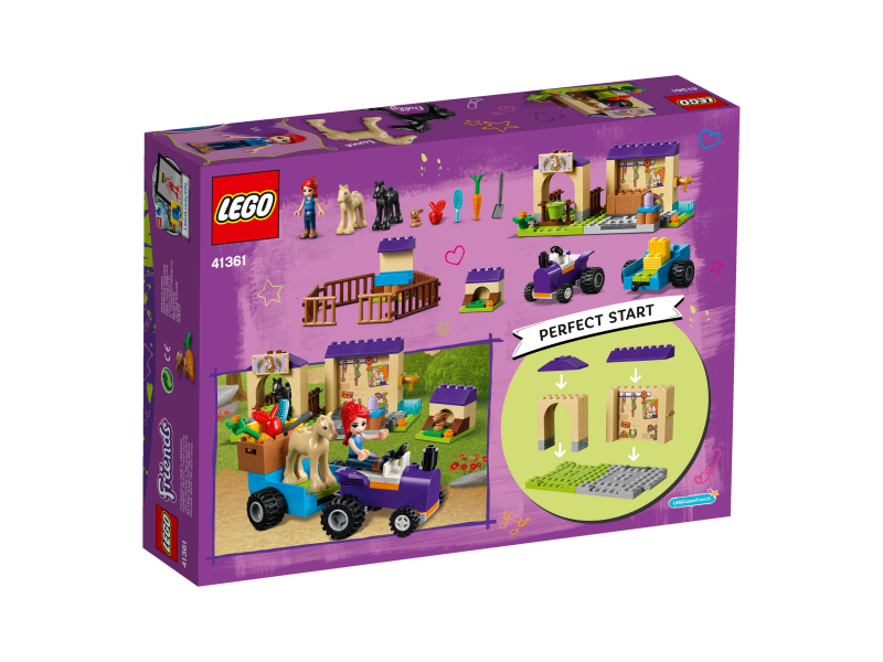 LEGO Friends Mia a stáj pro hříbata 41361