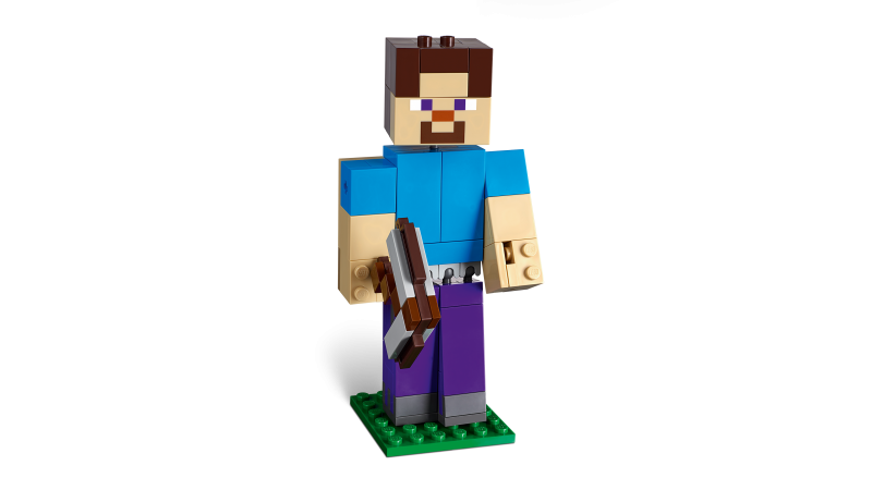 LEGO Minecraft velká figurka: Steve s papouškem 21148