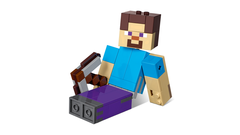 LEGO Minecraft velká figurka: Steve s papouškem 21148