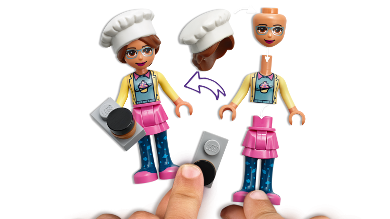 LEGO Friends Olivia a kavárna s dortíky 41366