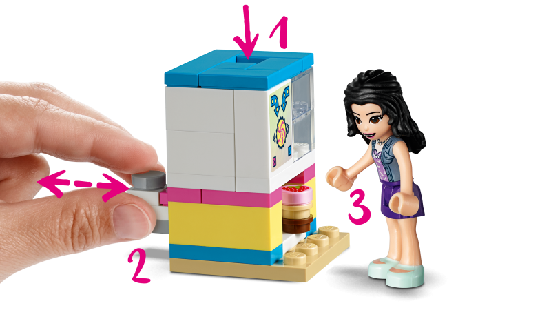 LEGO Friends Olivia a kavárna s dortíky 41366