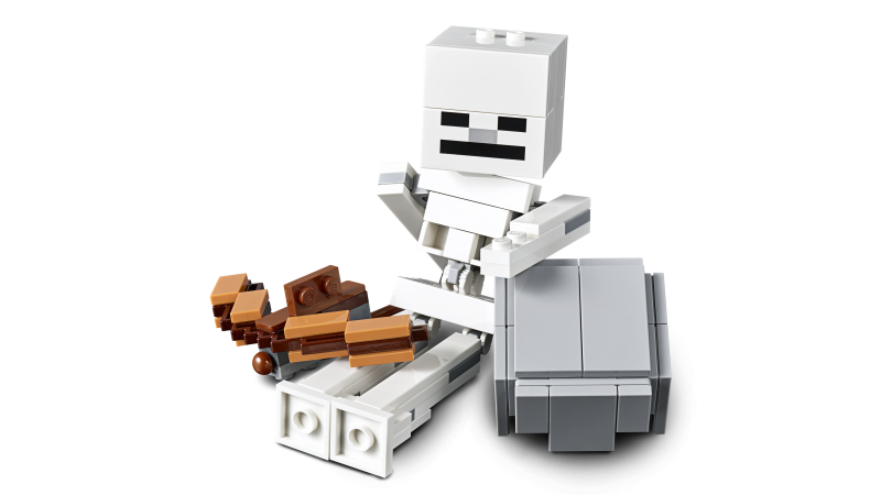 LEGO Minecraft velká figurka: Kostlivec s pekelným slizem 21150