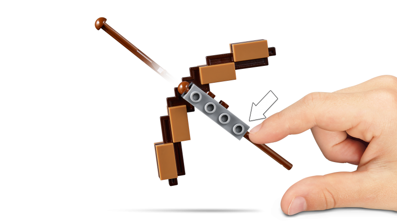 LEGO Minecraft velká figurka: Kostlivec s pekelným slizem 21150