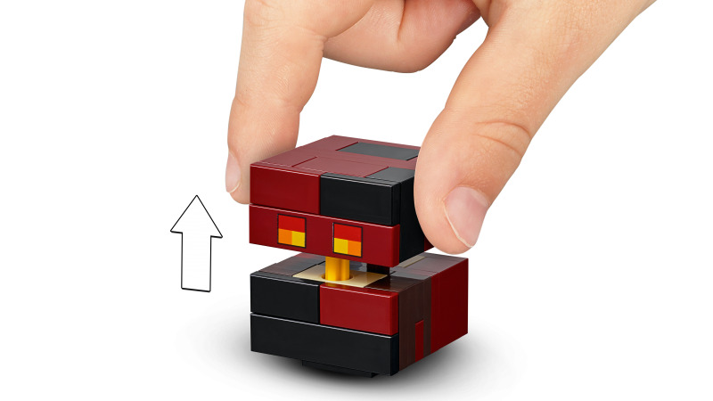 LEGO Minecraft velká figurka: Kostlivec s pekelným slizem 21150