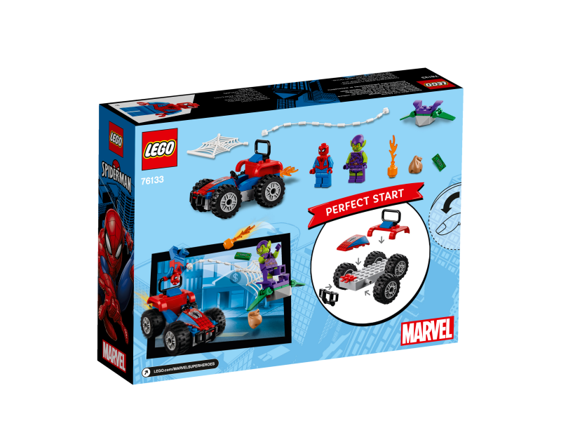 LEGO Super Heroes Spider-Man a automobilová honička 76133