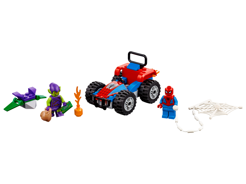 LEGO Super Heroes Spider-Man a automobilová honička 76133