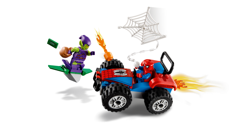 LEGO Super Heroes Spider-Man a automobilová honička 76133