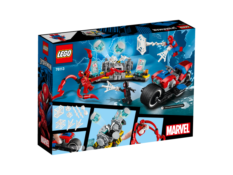 LEGO Super Heroes Spider-Man a záchrana na motorce 76113