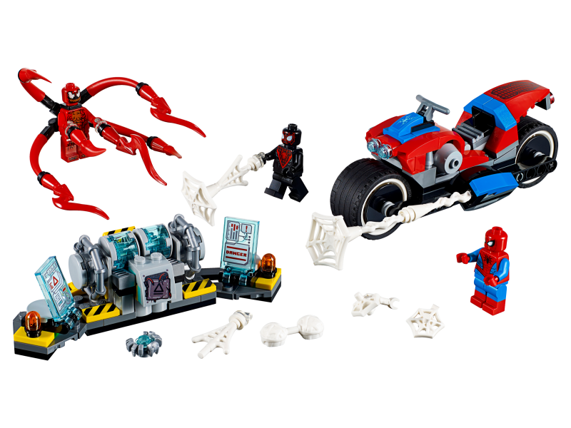 LEGO Super Heroes Spider-Man a záchrana na motorce 76113