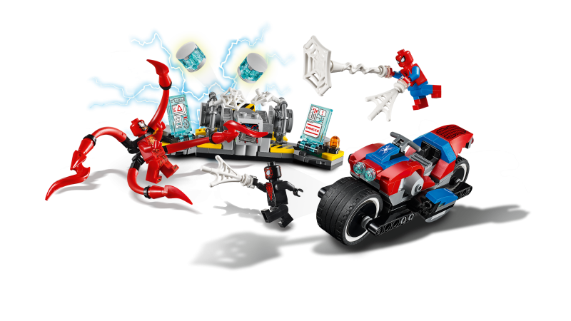 LEGO Super Heroes Spider-Man a záchrana na motorce 76113