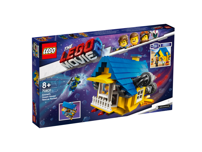 LEGO Movie Emmetův vysněný dům/Záchranná raketa! 70831