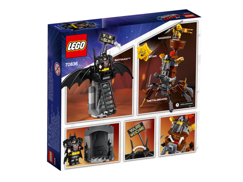 LEGO Movie Batman™ a Kovovous připraveni k boji 70836