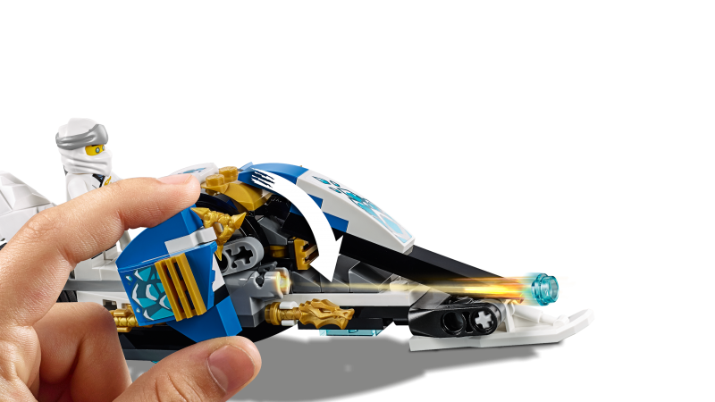 LEGO Ninjago Kaiova motorka s čepelemi a Zaneův sněžný vůz 70667