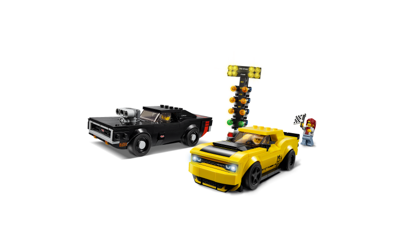 LEGO Speed Champions 2018 Dodge Challenger SRT Demon a 1970 Dodge Charger R/T 75893