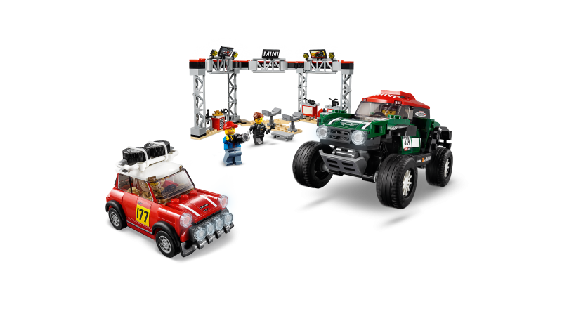 LEGO Speed Champions 1967 Mini Cooper S Rally a 2018 MINI John Cooper Works Buggy 75894