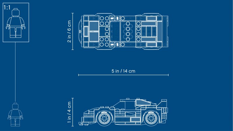 LEGO Speed Champions Ferrari F40 Competizione 75890