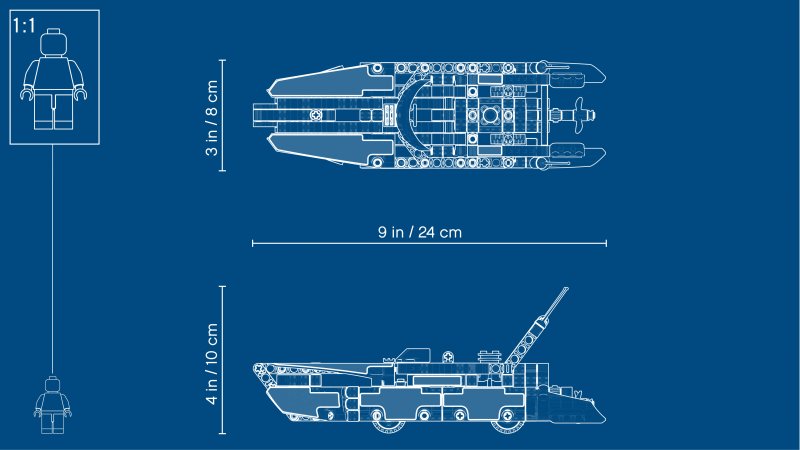 LEGO Technic Motorový člun 42089