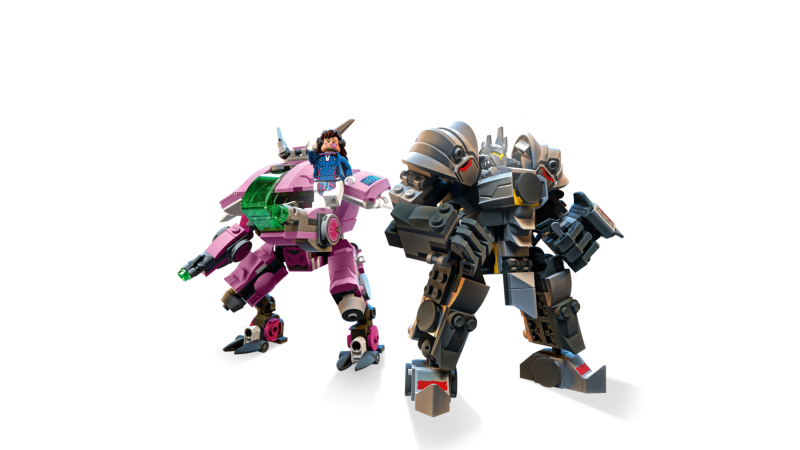 LEGO Overwatch D.Va a Reinhardt 75973