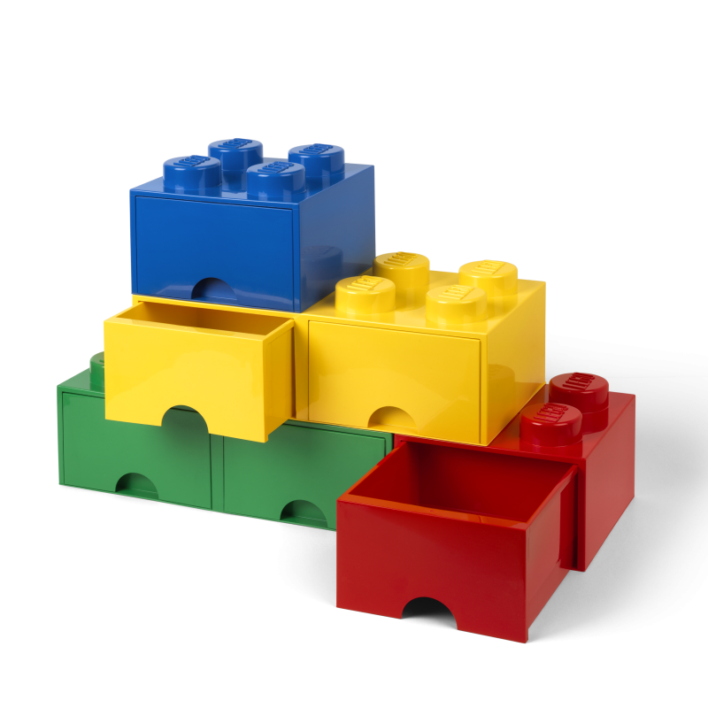 LEGO® úložný box 8 s šuplíky světle růžová