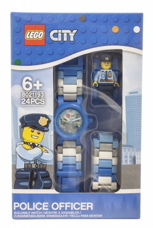 LEGO City Police Officer - hodinky 8021193