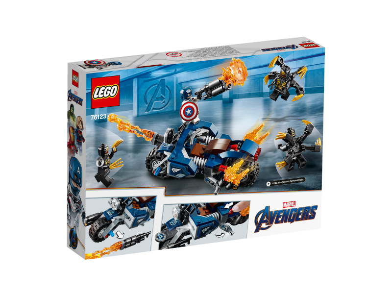 LEGO Avengers Captain America: útok Outridů 76123