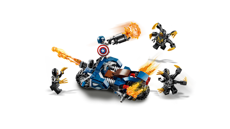 LEGO Avengers Captain America: útok Outridů 76123