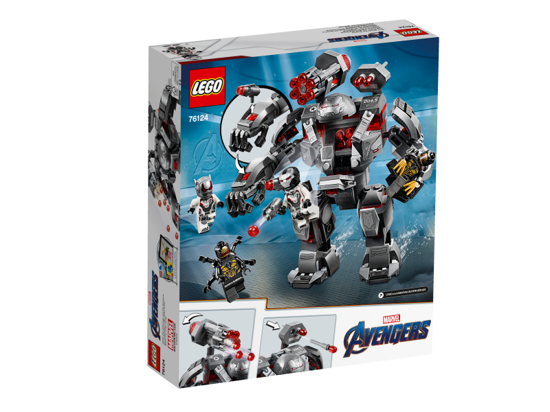 LEGO Avengers War Machine v robotickém obleku 76124