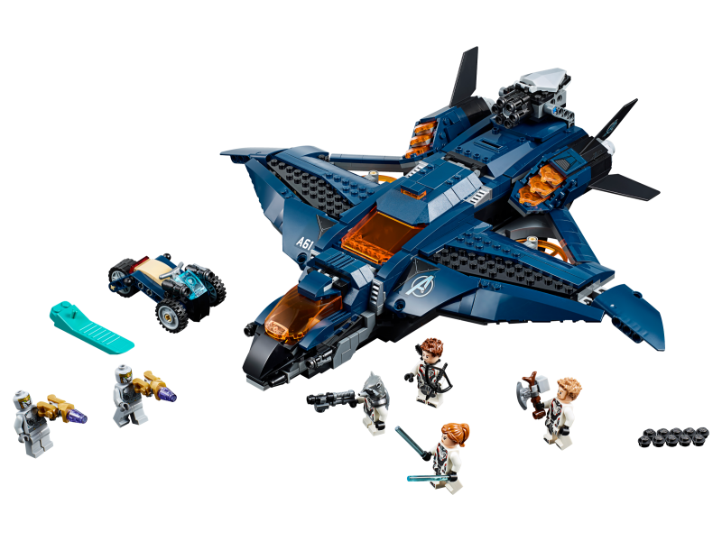 LEGO Avengers Parádní tryskáč Avengerů Quinjet 76126