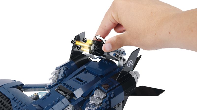 LEGO Avengers Parádní tryskáč Avengerů Quinjet 76126