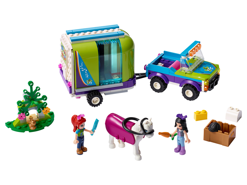 LEGO Friends Mia a přívěs pro koně 41371