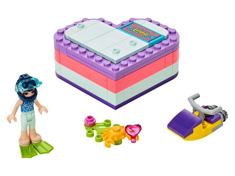 LEGO Friends Emma a letní srdcová krabička 41385