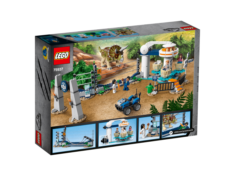 LEGO Jurassic World Triceratopsovo běsnění 75937 LEGO Jurassic World Triceratopsovo běsnění 75937