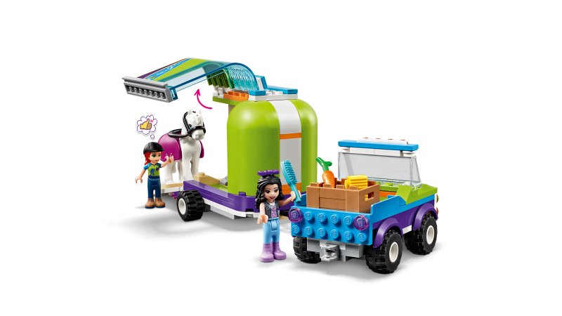 LEGO Friends Mia a přívěs pro koně 41371