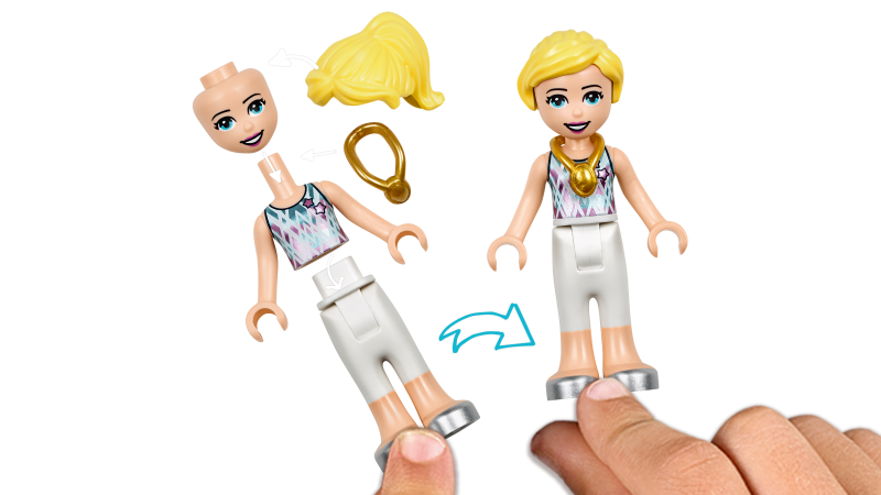 LEGO Friends Stephanie a gymnastické představení 41372