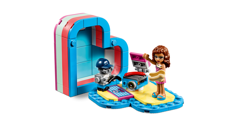 LEGO Friends Olivia a letní srdcová krabička 41387