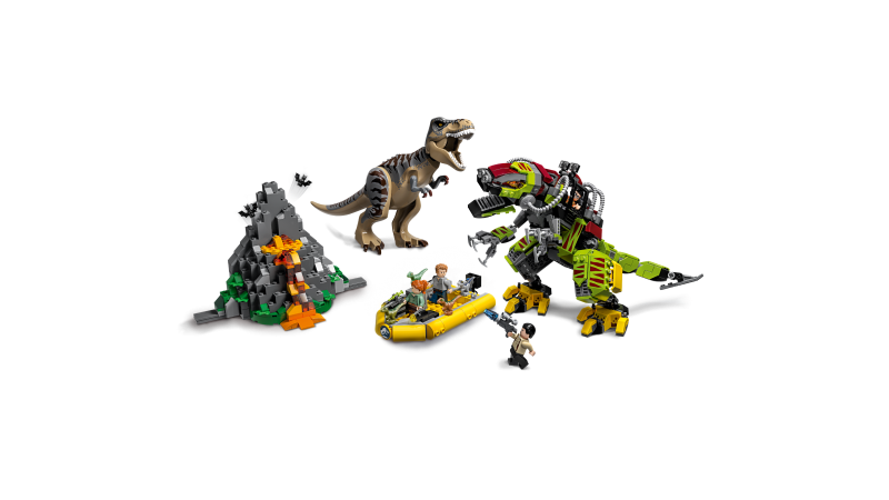 LEGO Jurassic World T. rex vs. Dinorobot 75938