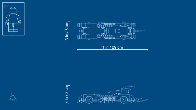 LEGO Batman Batmobile™: pronásledování Jokera 76119