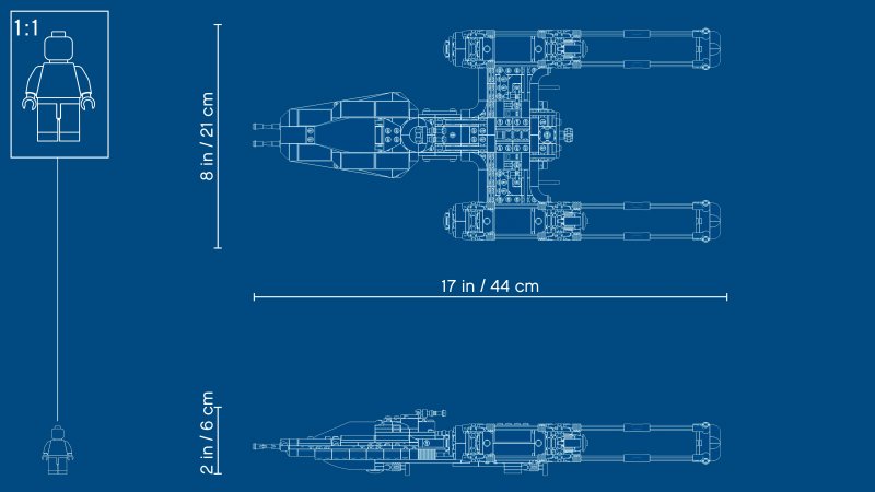 LEGO® Star Wars™ 75249 Stíhačka Y-Wing Odboje™