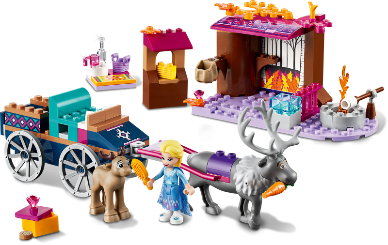 LEGO® I Disney 41166 Elsa a dobrodružství s povozem